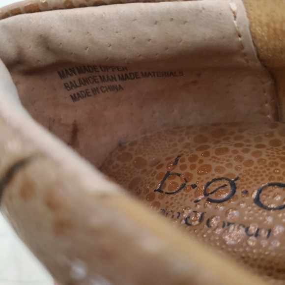 BOC Womens Bronze Gold Metallic Faux Leather Clogs Arch Support Size 9.5M EUC - Picture 11 of 11